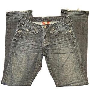 Lucky Brand denim bootcut jeans womens size 2 short low rise made in USA